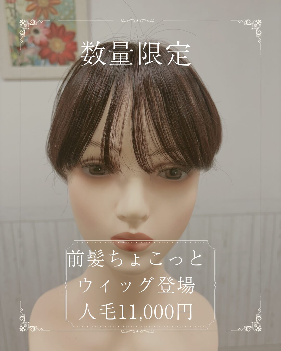前髪ちょこっとウィッグ